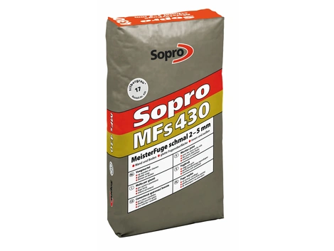 Sopro MFs 430 MeisterFuge Fugenmörtel schmal silbergr. 25 kg