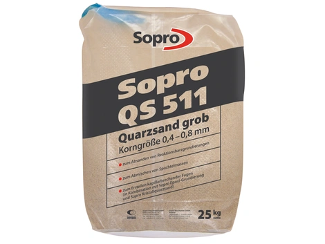 Sopro QS 511 Quarzsand grob 0,4-0,8 mm 25 kg