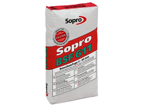 Sopro BSF 611 BetonSteinFuge Fugenmörtel grau 25 kg