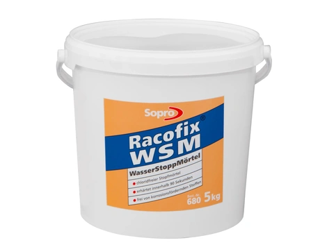 Sopro WSM 680 Racofix® WasserStoppMörtel 5 kg