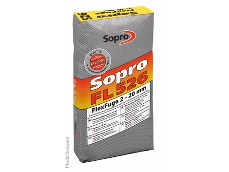 Sopro FL 529 FlexFuge Fugenmörtel betongrau 25 kg