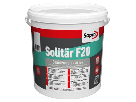 Sopro F20 Solitär DrainFuge 3-20 mm anthrazit 12,5 kg
