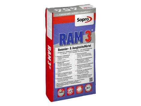 Sopro 454 RAM 3® Renovier- & AusgleichsMörtel 5 kg