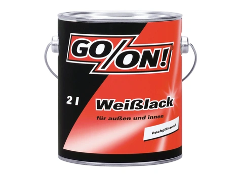 GO/ON Weißlack hochglänzend weiß 2 l