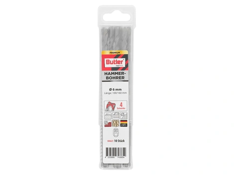 BUTLER PRO SDS-plus Hammerb. 4-Schneider Ø6x100/160 mm