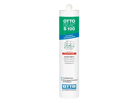 Ottoseal S 100 Premium-Sanitär-Silicon C71 fugengrau 300 ml