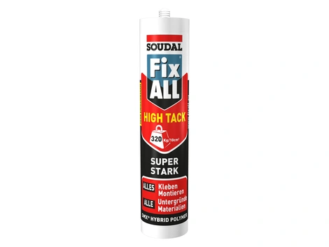 Soudal Fix All® High Tack Klebstoff weiß 420 g/290 ml