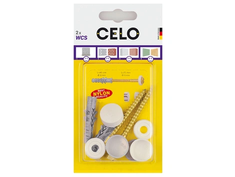 Celo Stand-WC-Befestigung WCS AZ8 SKS weiß 8-tlg.