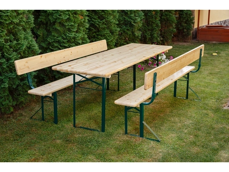 Mobilaiud Festzeltgarnitur BTG 70 Fichte 220x70 cm 3-tlg.