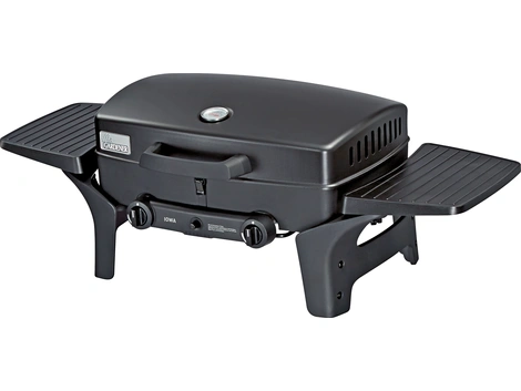 Mr.GARDENER Gasgrill Iowa 2 Brenner, schwarz